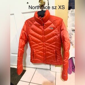 The North Face Women's Orange Quilted Insulated Puffer Jacket Sz XS